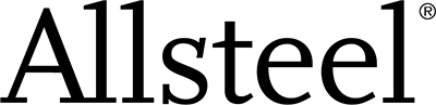 Allsteel commercial office furniture logo in black