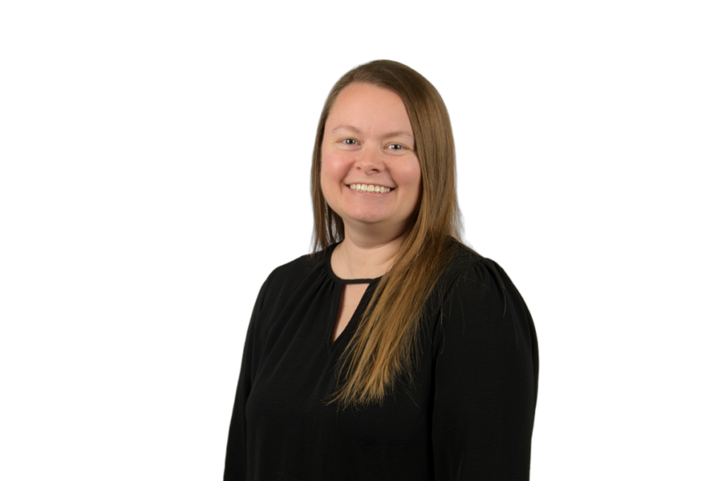 Erin Skinner, designer and project coordinator at Modern Business Interiors, in a professional headshot
