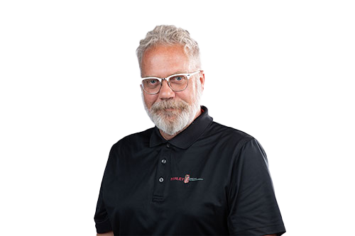 Jake Manley, installation subcontractor known as Modern Business Interior’s ‘sixth man,’ with 40 years of experience