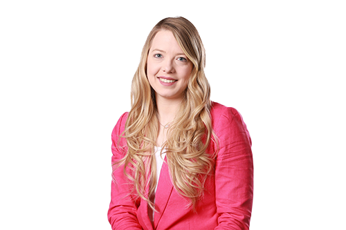 Sarah Luter, account manager and commercial interior designer at MBI, in a professional headshot