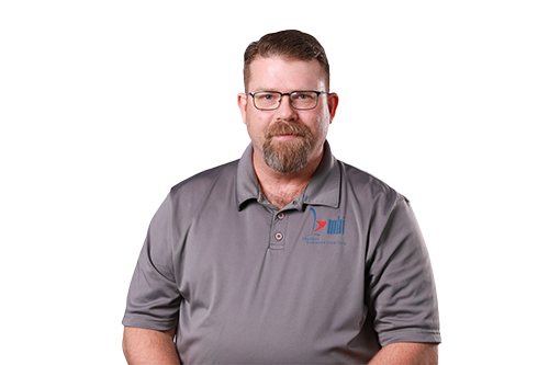Mark Ramsey, warehouse manager at Modern Business Interiors, in Saint Louis, MO